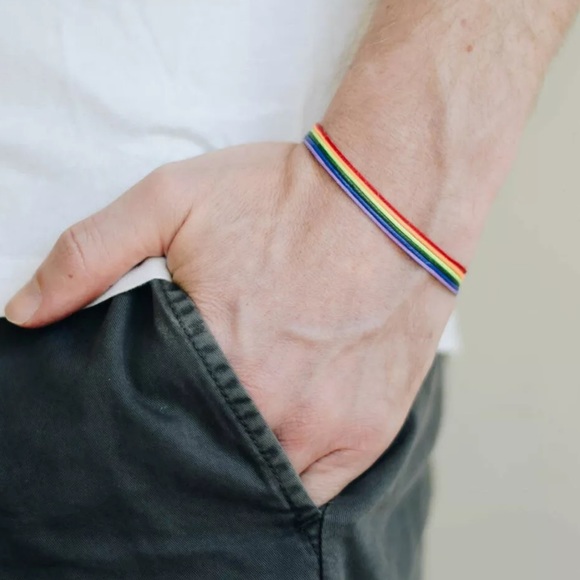 Rainbow Pride Unisex Bracelet - Picture 1 of 5